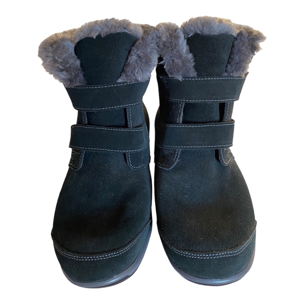 NWOB women’s orthofeet florence boots in black, sz 8 ***extra wide (2E)***